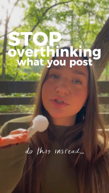 I know what it feels like…

to have 1,000 inspired ideas that you’re stoked to share about, that light you up creatively, and that you know have meaning & depth— just to leave them untouched in your notepad app or drafts tab, because you [once again] have over-analyzed them to sh*t. 

So we’re going to hold each other’s hands, and we are going to do the hard thing, and we are going to POST ANYWAYS. 

Because if you never let anyone get to know who you really are and what you stand for— then how are your people going to find you?! 

People aren’t going to follow you for shallow tips & how-to’s— they’re going to follow you because you made them FEEL something. And the only way to do that is to stand on business. Be yourself, share your depth, your world, and your VOICE. 

Because your voice— is your personal brand

🫶🏻 If you’re looking to build a meaningful personal brand— based on alignment & integrity— then follow along. I’ll be sharing content and mindset growth tips just like this one, as we grow and build together. We got this!